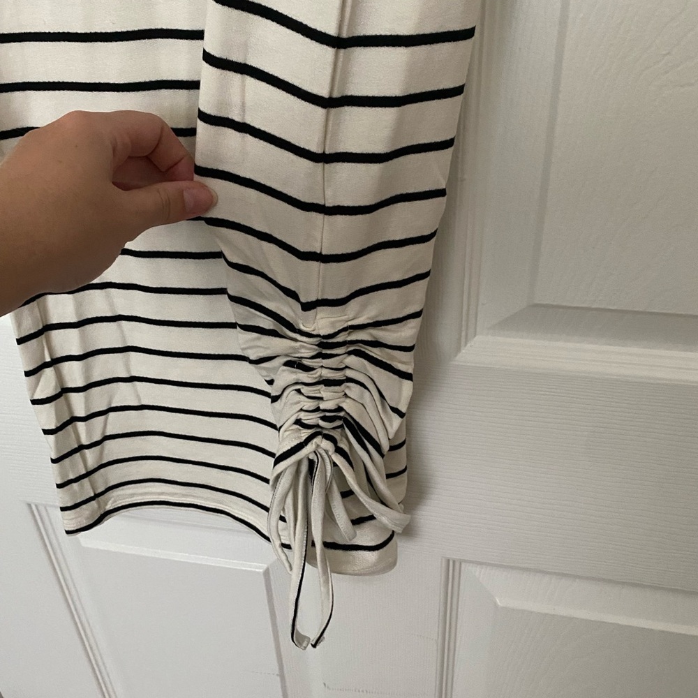 BB Dakota X Steve Madden Women’s Cascade Knit Dress | Medium | White & Black - Picture 4 of 6